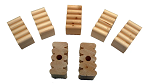 Canadian Pine Intermediate Groovy Blocks - Natural - 3.25